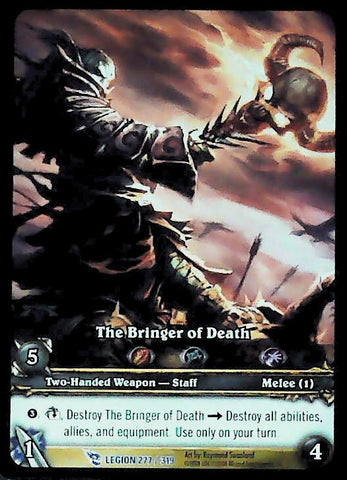 World of Warcraft TCG | The Bringer Of Death (Extended Art) - March of the Legion 277/319 | The Nerd Merchant