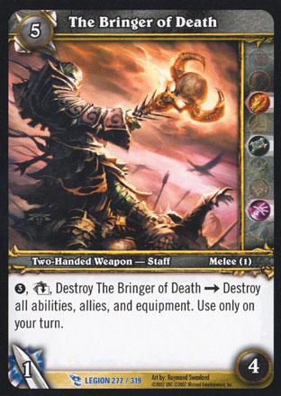 World of Warcraft TCG | The Bringer of Death - March of the Legion 277/319 | The Nerd Merchant