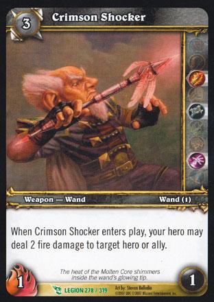 World of Warcraft TCG | Crimson Shocker - March of the Legion 278/319 | The Nerd Merchant