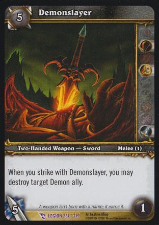 World of Warcraft TCG | Demonslayer - March of the Legion 281/319 | The Nerd Merchant