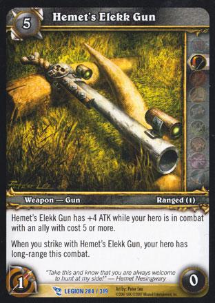 World of Warcraft TCG | Hemet's Elekk Gun - March of the Legion 284/319 | The Nerd Merchant