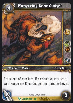 World of Warcraft TCG | Hungering Bone Cudgel - March of the Legion 285/319 | The Nerd Merchant