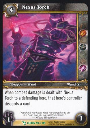 World of Warcraft TCG | Nexus Torch - March of the Legion 286/319 | The Nerd Merchant