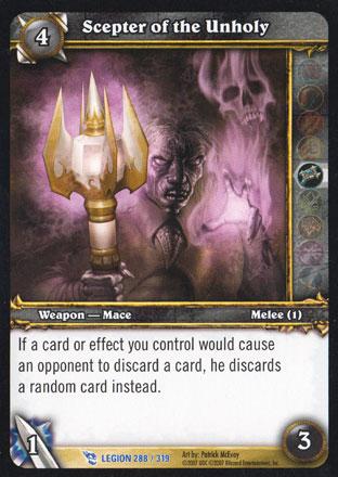 World of Warcraft TCG | Scepter of the Unholy - March of the Legion 288/319 | The Nerd Merchant