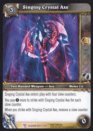 World of Warcraft TCG | Singing Crystal Axe - March of the Legion 289/319 | The Nerd Merchant