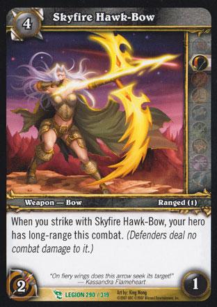 World of Warcraft TCG | Skyfire Hawk-Bow - March of the Legion 290/319 | The Nerd Merchant