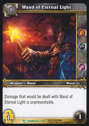 World of Warcraft TCG | Wand of Eternal Light - March of the Legion 292/319 | The Nerd Merchant