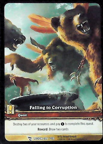 World of Warcraft TCG | Falling to Corruption (Extended Art) - March of the Legion 299/319 | The Nerd Merchant