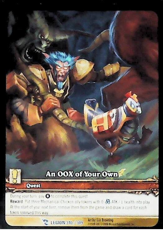 World of Warcraft TCG | An OOX of Your Own (Extended Art) - March of the Legion 310/319 | The Nerd Merchant