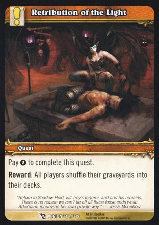 World of Warcraft TCG | Retribution of the Light - March of the Legion 312/319 | The Nerd Merchant