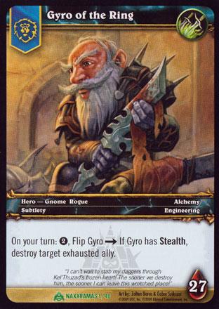 World of Warcraft TCG | Gyro Of The Ring - Naxxramas Treasure 1/40 | The Nerd Merchant