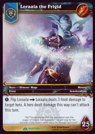 World of Warcraft TCG | Loraala The Frigid - Naxxramas Treasure 2/40 | The Nerd Merchant