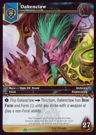 World of Warcraft TCG | Oakenclaw - Naxxramas Treasure 4/40 | The Nerd Merchant