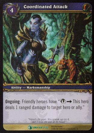 World of Warcraft TCG | Coordinated Attack (Foil) - Onyxias Lair Treasure 2/33 | The Nerd Merchant