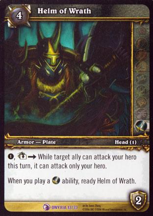 World of Warcraft TCG | Helm of Wrath (Foil) - Onyxia's Lair Treasure 13/33 | The Nerd Merchant