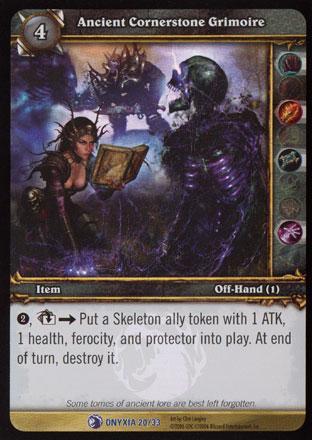 World of Warcraft TCG | Ancient Cornerstone Grimoire (Foil) - Onyxias Lair Treasure 20/33 | The Nerd Merchant