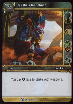 World of Warcraft TCG | Skibi's Pendant - Onyxias Lair Treasure 28/33 | The Nerd Merchant