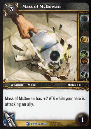 World of Warcraft TCG | Mass of McGowan - Onyxias Lair Treasure 31/33 | The Nerd Merchant