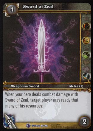 World of Warcraft TCG | Sword of Zeal - Onyxia's Lair Treasure 32/33 | The Nerd Merchant