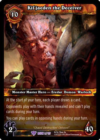 World of Warcraft TCG | Kil'jaeden the Deceiver - Reign of Fire 2/197 | The Nerd Merchant