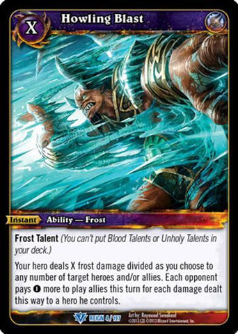 World of Warcraft TCG | Howling Blast - Reign of Fire 4/197 | The Nerd Merchant