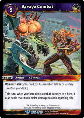 World of Warcraft TCG | Savage Combat - Reign of Fire 41/197 | The Nerd Merchant