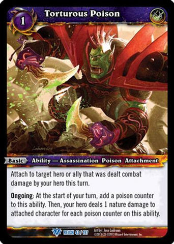 World of Warcraft TCG | Torturous Poison - Reign of Fire 43/197 | The Nerd Merchant