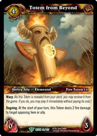 World of Warcraft TCG | Totem from Beyond - Reign of Fire 49/197 | The Nerd Merchant