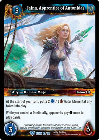 World of Warcraft TCG | Jaina, Apprentice of  Antonidas - Reign of Fire 83/197 | The Nerd Merchant