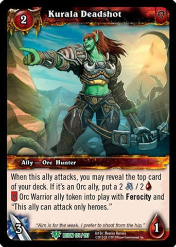 World of Warcraft TCG | Kurala Deadshot - Reign of Fire 105/197 | The Nerd Merchant