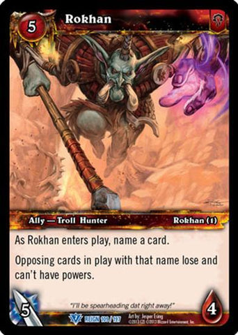 World of Warcraft TCG | Rokhan - Reign of Fire 109/197 | The Nerd Merchant