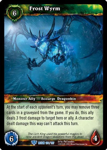 World of Warcraft TCG | Frost Wyrm - Reign of Fire 135/197 | The Nerd Merchant