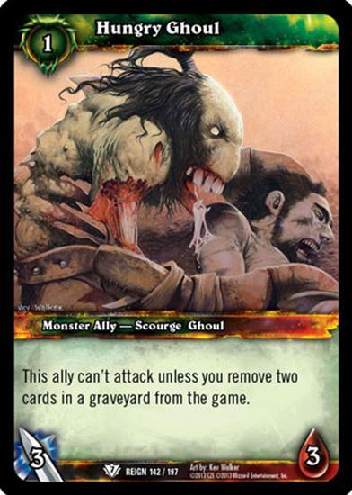 World of Warcraft TCG | Hungry Ghoul - Reign of Fire 142/197 | The Nerd Merchant