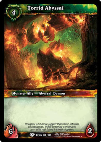 World of Warcraft TCG | Torrid Abyssal - Reign of Fire 158/197 | The Nerd Merchant