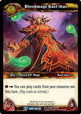 World of Warcraft TCG | Bloodmage Kael'thas - Reign of Fire 162/197 | The Nerd Merchant