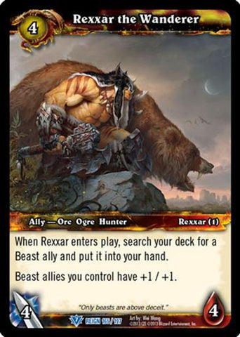 World of Warcraft TCG | Rexxar the Wanderer - Reign of Fire 165/197 | The Nerd Merchant