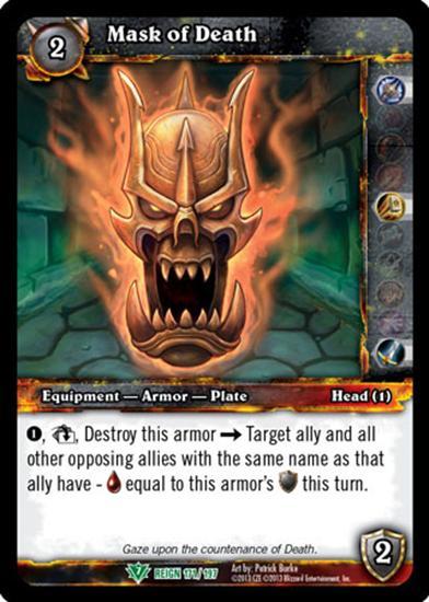 World of Warcraft TCG | Mask of Death - Reign of Fire 171/197 | The Nerd Merchant