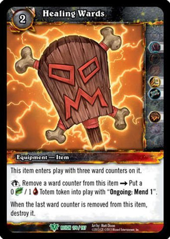 World of Warcraft TCG | Healing Wards - Reign of Fire 176/197 | The Nerd Merchant