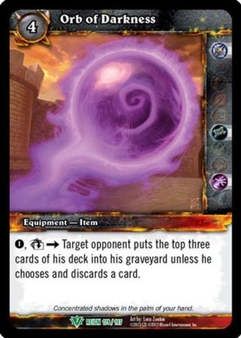 World of Warcraft TCG | Orb of Darkness - Reign of Fire 178/197 | The Nerd Merchant