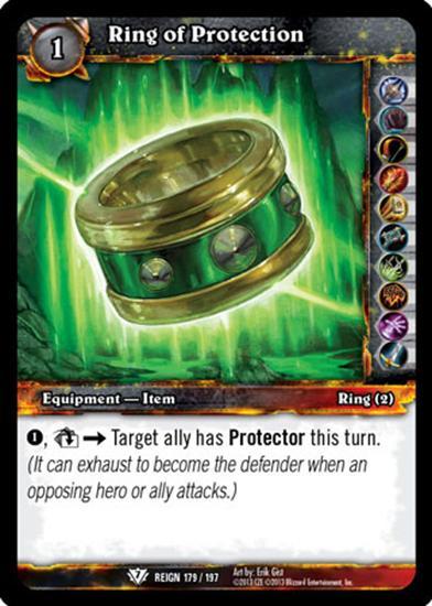 World of Warcraft TCG | Ring of Protection - Reign of Fire 179/197 | The Nerd Merchant