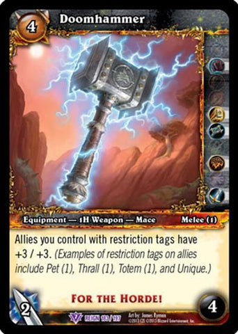 World of Warcraft TCG | Doomhammer - Reign of Fire 183/197 | The Nerd Merchant