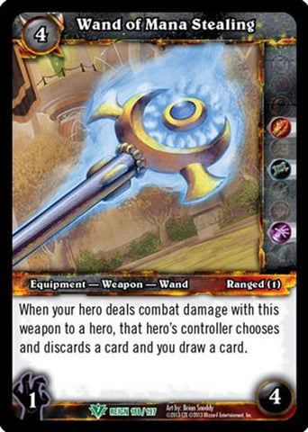 World of Warcraft TCG | Wand of Mana Stealing - Reign of Fire 188/197 | The Nerd Merchant