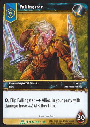 World of Warcraft TCG | Fallingstar - Servants of the Betrayer 2/264 | The Nerd Merchant