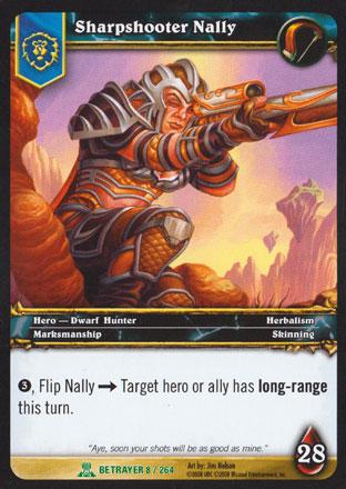 World of Warcraft TCG | Sharpshooter Nally - Servants of the Betrayer 8/264 | The Nerd Merchant