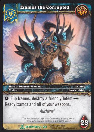 World of Warcraft TCG | Ixamos the Corrupted - Servants of the Betrayer 12/264 | The Nerd Merchant