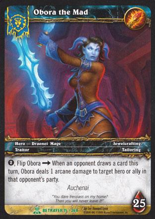 World of Warcraft TCG | Obora the Mad - Servants of the Betrayer 15/264 | The Nerd Merchant