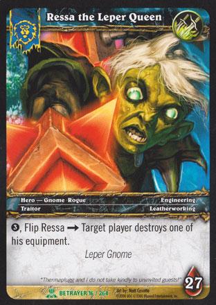 World of Warcraft TCG | Ressa the Leper Queen - Servants of the Betrayer 16/264 | The Nerd Merchant