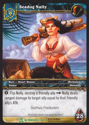 World of Warcraft TCG | Seadog Nally - Servants of the Betrayer 17/264 | The Nerd Merchant