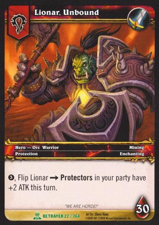 World of Warcraft TCG | Lionar, Unbound - Servants of the Betrayer 22/264 | The Nerd Merchant