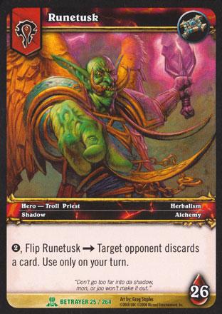 World of Warcraft TCG | Runetusk - Servants of the Betrayer 25/264 | The Nerd Merchant